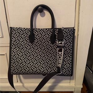 Michael Kors Monochrome Geometric Tote NWT